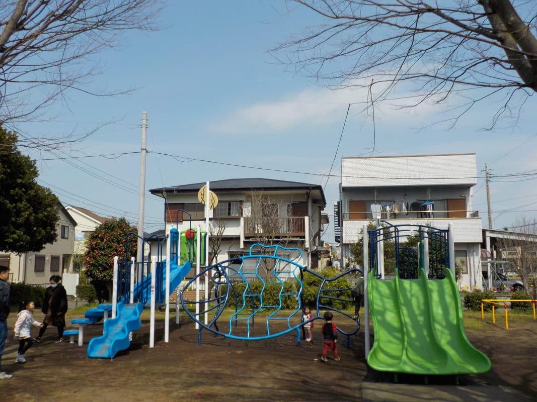 神奈川県藤沢市唐池公園複合遊具