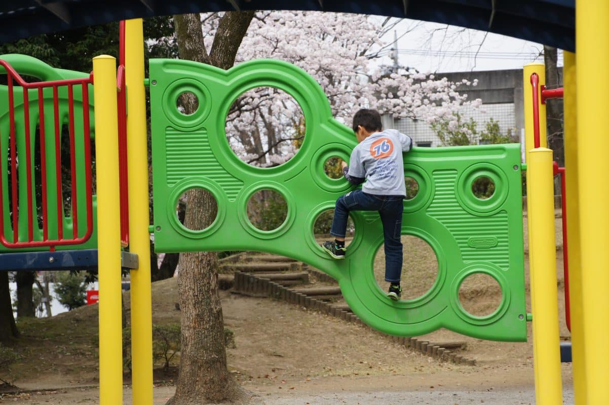 埼玉県熊谷市中央公園パワースケープ複合遊具