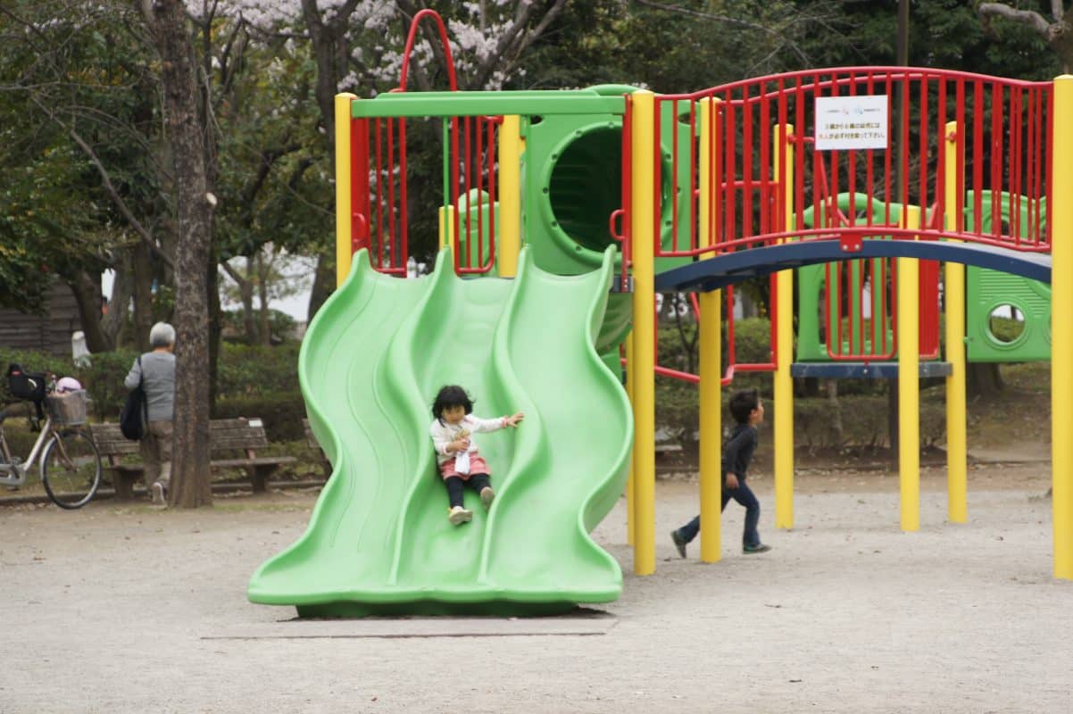埼玉県熊谷市中央公園パワースケープ複合遊具