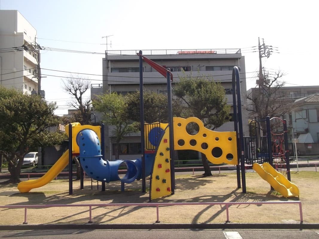 東京都大田区萩中公園パワースケープ複合遊具
