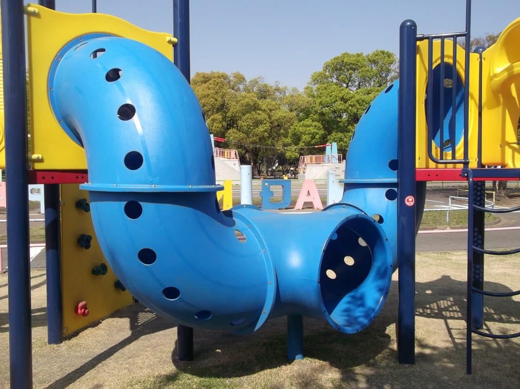 東京都大田区萩中公園パワースケープ複合遊具