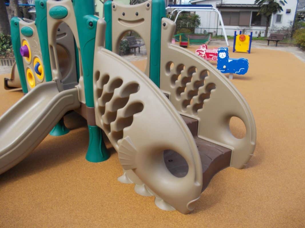 東京都杉並区阿佐谷中央公園幼児向け複合遊具