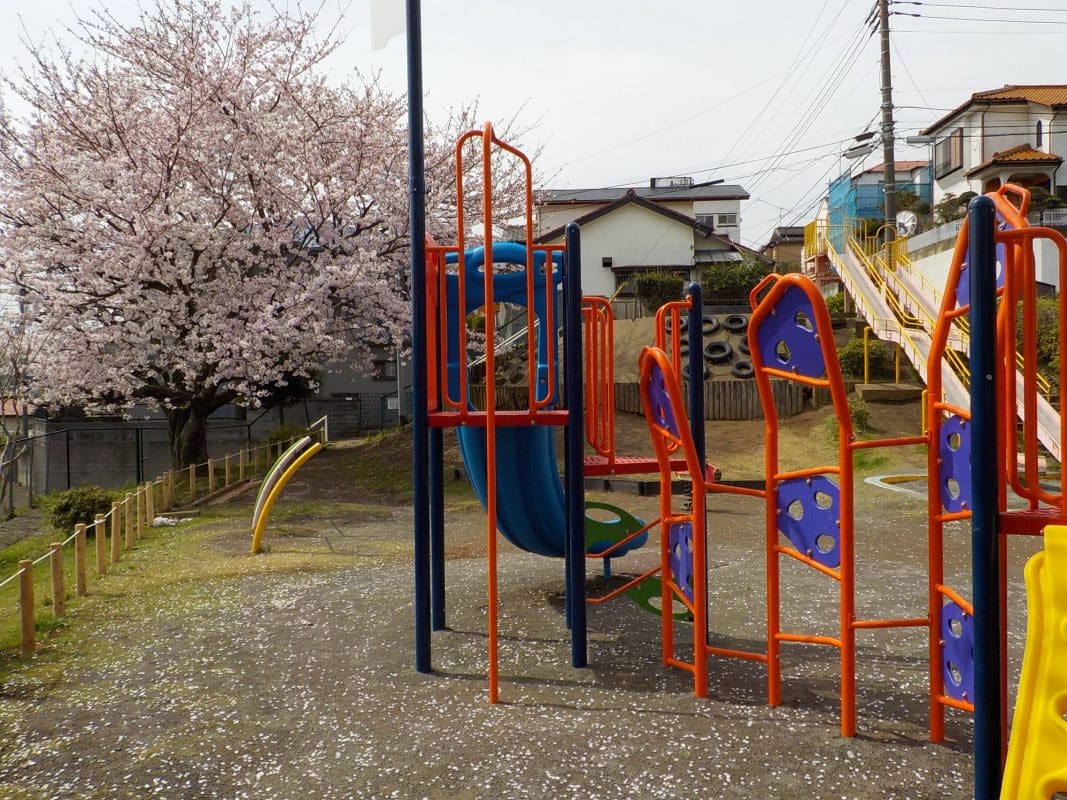 神奈川県藤沢市大鋸丸山公園複合遊具