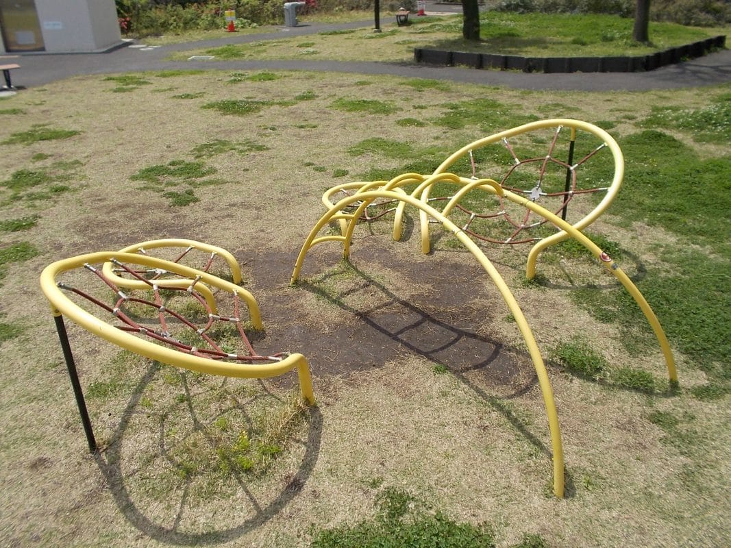 東京都大田区高畑第三児童公園ネット遊具