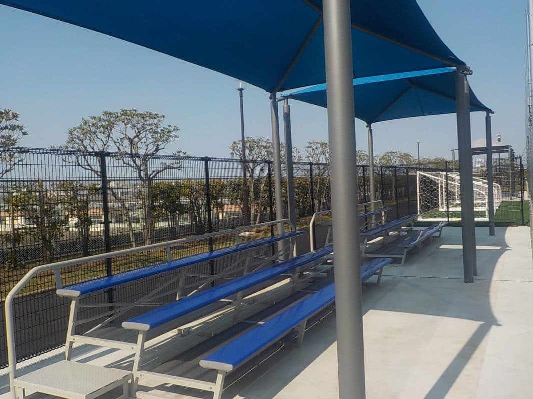 東京都大田区森ヶ崎公園　長方形GTシェード