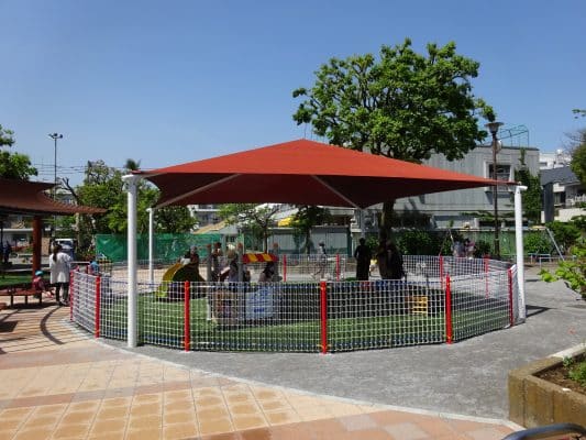 東京都大田区 池上五丁目公園正方形GTシェード