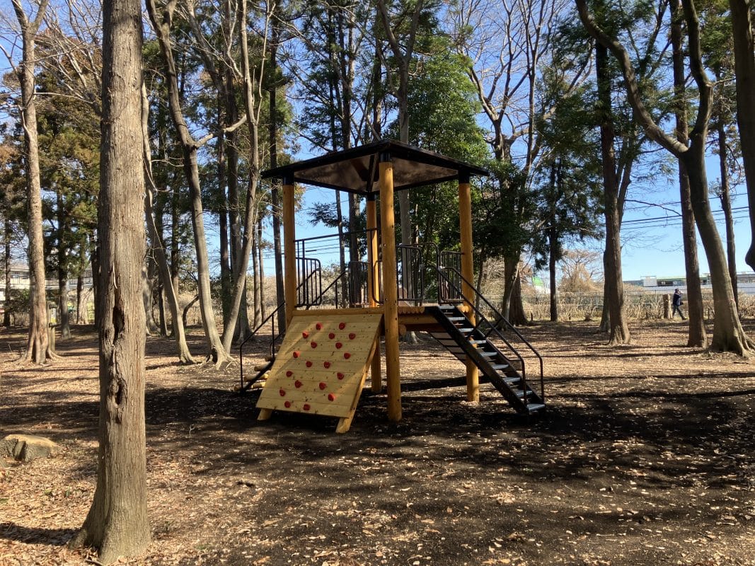 神奈川県相模原市麻溝公園木製アスレチック遊具