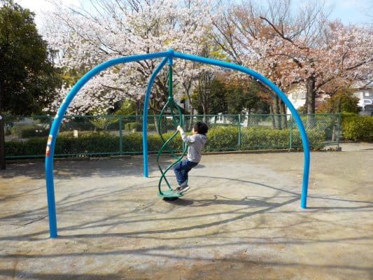 東京都町田市 南成瀬中央公園にさなぎスピナー遊具