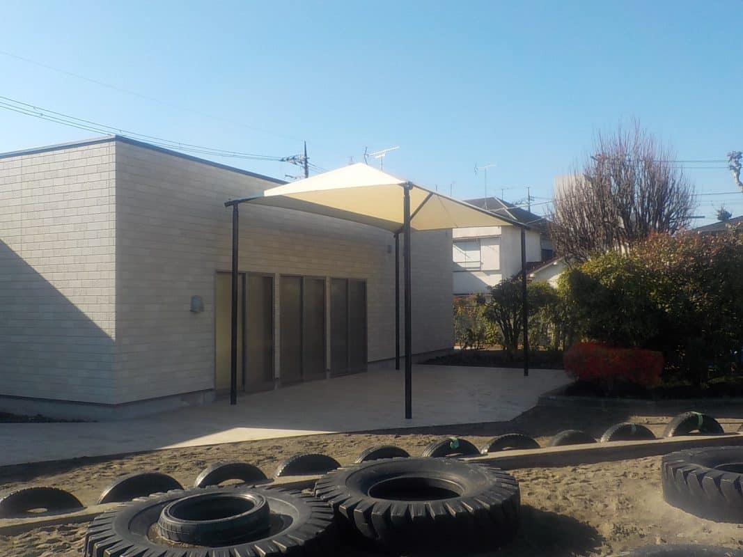 東京都大田区西六郷公園　長方形GTシェード