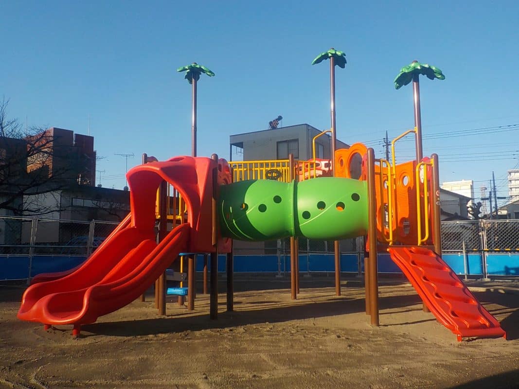 埼玉県熊谷市東公園複合遊具