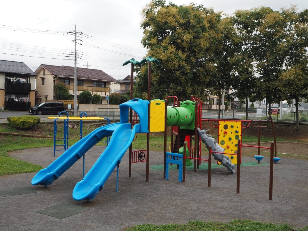 栃木県佐野市とみあさ公園複合遊具