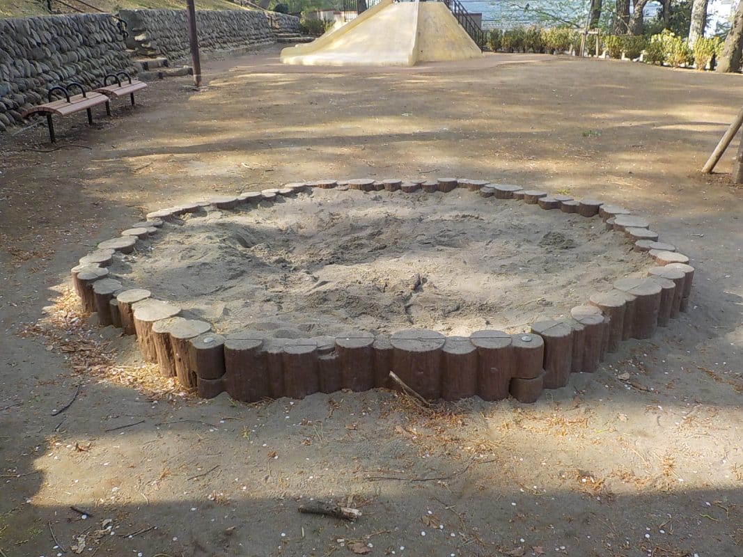 東京都大田区多摩川台公園砂場