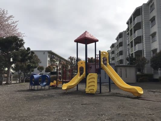 神奈川県相模原市文京公園複合遊具