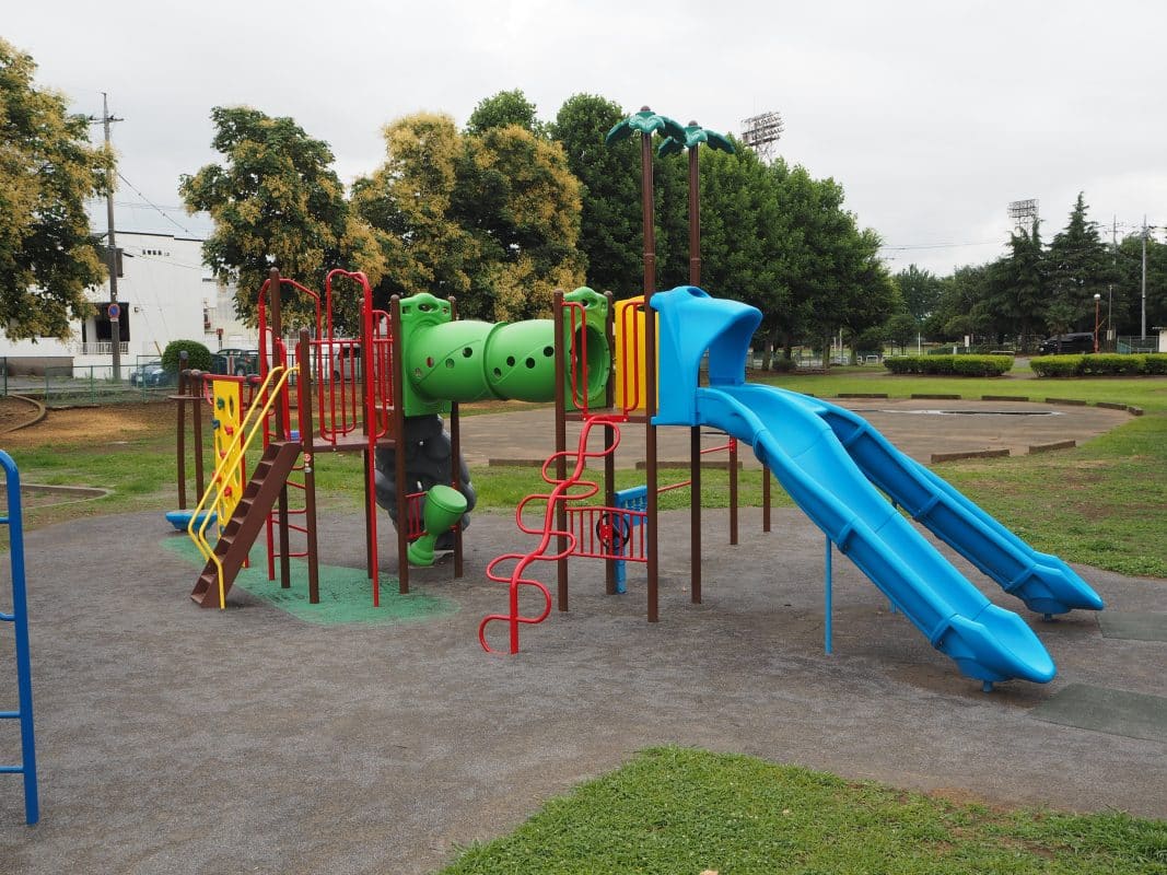 栃木県佐野市とみあさ公園複合遊具