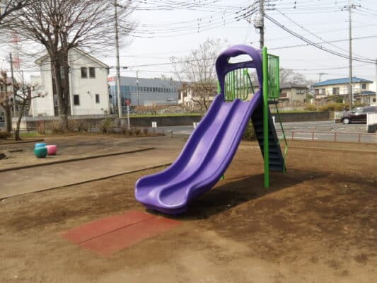 ダブル滑り台付き
