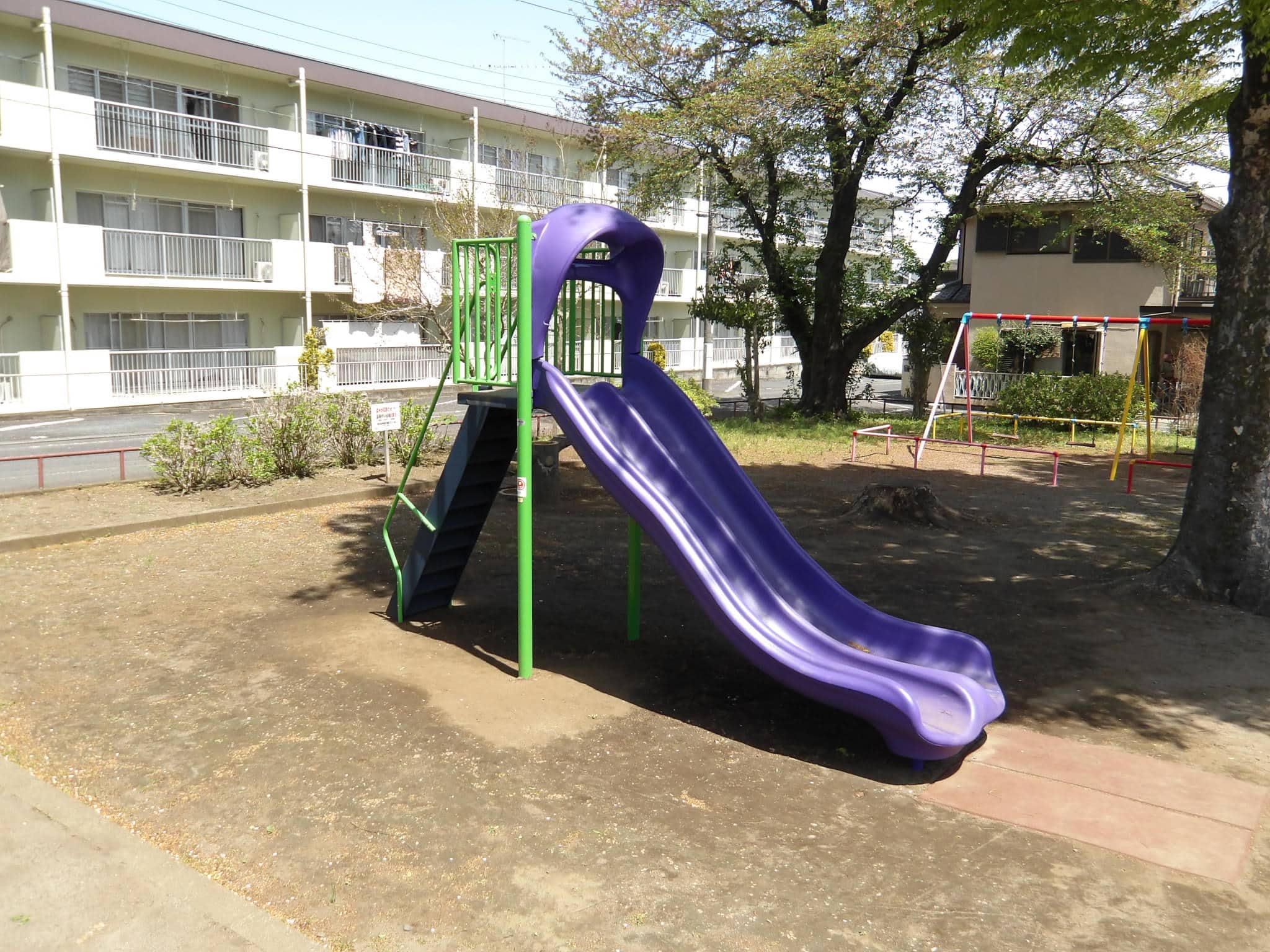 ダブル滑り台付き