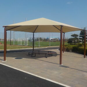 森ケ崎公園６角シェード